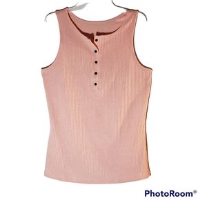 Old Navy women's large soft button up neckline summer tank top. 343